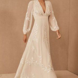 BHLDN Belize Dress Oyster - NWT